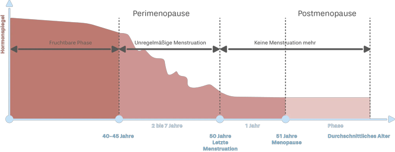 Die verschiedenen Stadien der Menopause