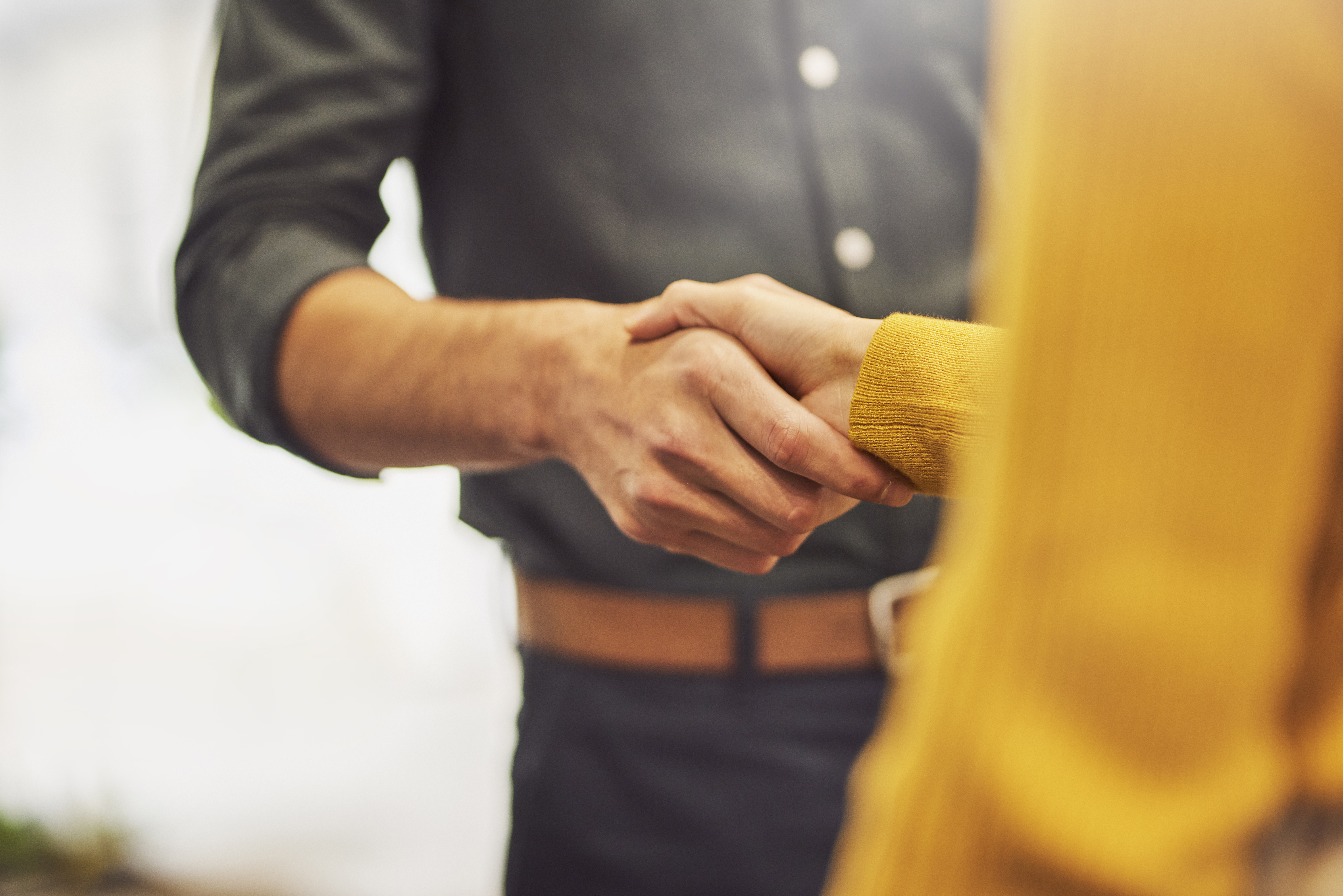 a handshake